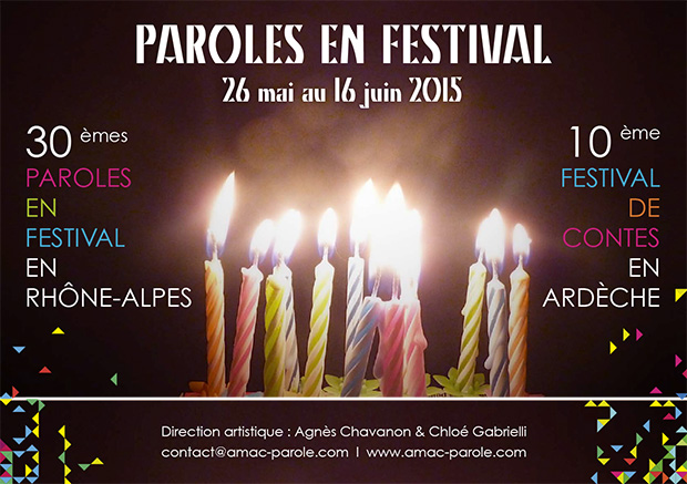 Affiche Paroles en Festival 2015