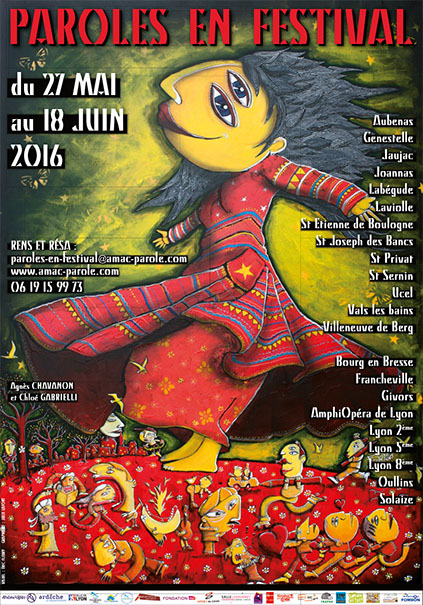 Affiche Paroles en Festival 2016