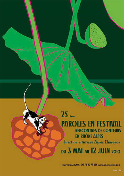 Affiche Paroles en festival 2010