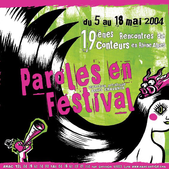 Affiche Paroles en festival 2004