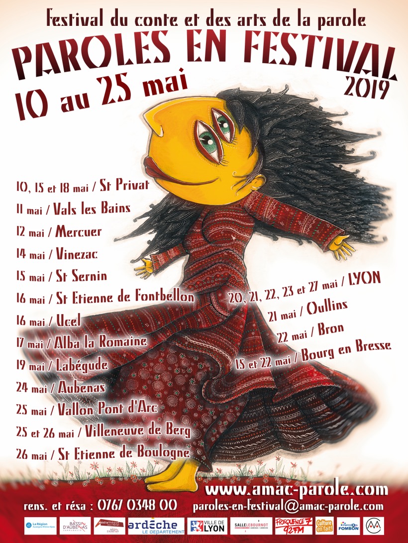 Affiche Paroles en Festival 2019