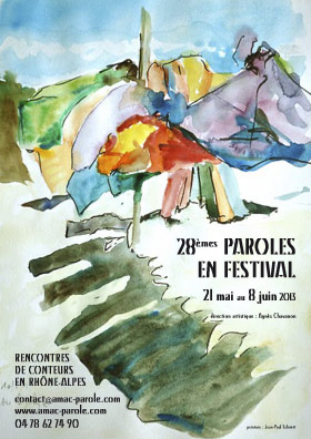 Affiche Paroles en Festival 2013