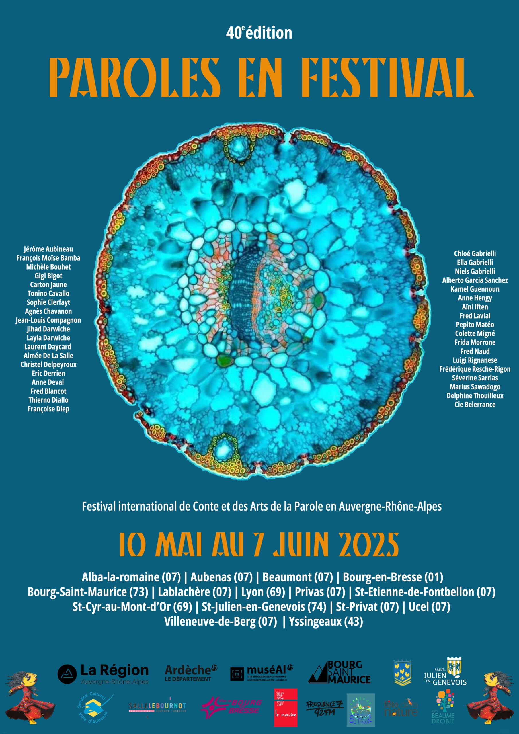 AFFICHE PAROLES EN FESTIVAL 2025 AFFICHE PAROLES EN FESTIVAL 2025